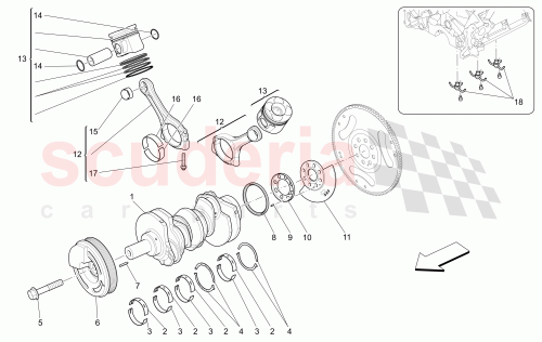 Part Diagram for Maserati 46328045