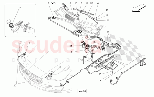 Part Diagram for Maserati 670001642