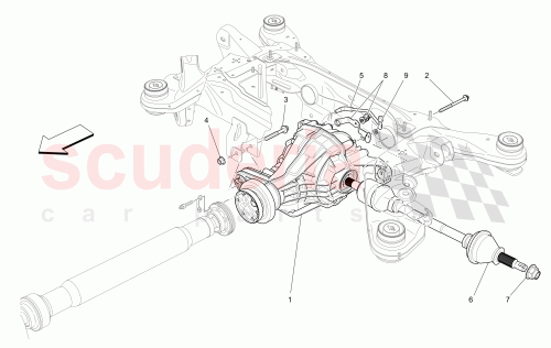 Part Diagram for Maserati 670035584
