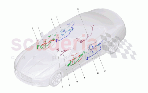 Part Diagram for Maserati 670007380
