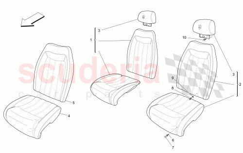 Part Diagram for Maserati 15811487