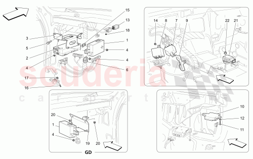 Part Diagram for Maserati 188172