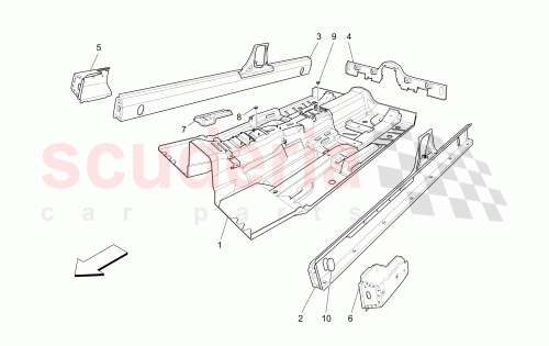 Part Diagram for Maserati 980139334