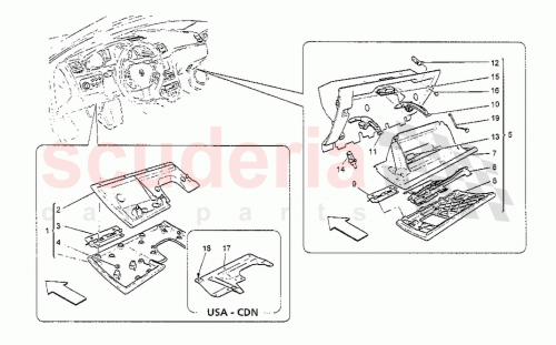 Part Diagram for Maserati 188266