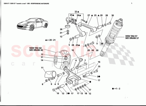 Part Diagram for Maserati 386600139