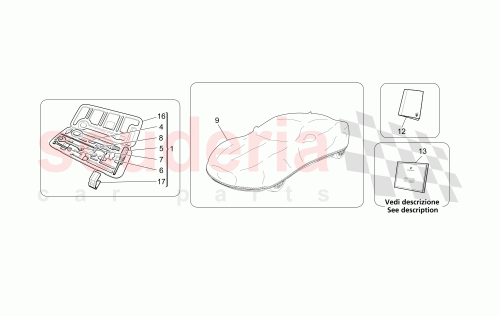 Part Diagram for Maserati 89306300