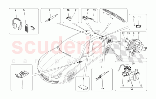 Part Diagram for Maserati 670007036