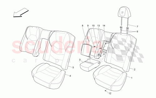 Part Diagram for Maserati 954834924