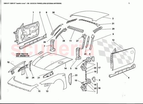 Part Diagram for Maserati 382500337