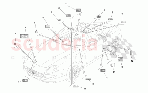Part Diagram for Maserati 65424000