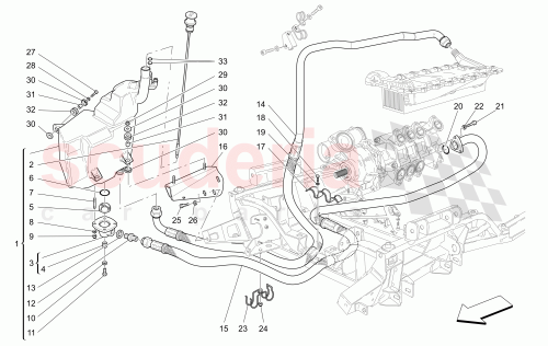 Part Diagram for Maserati 198191