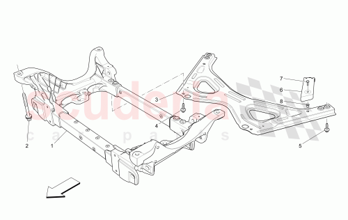 Part Diagram for Maserati 670030579