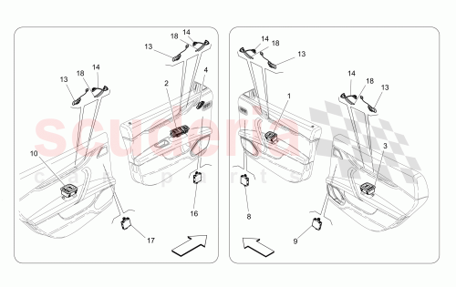 Part Diagram for Maserati 670038648