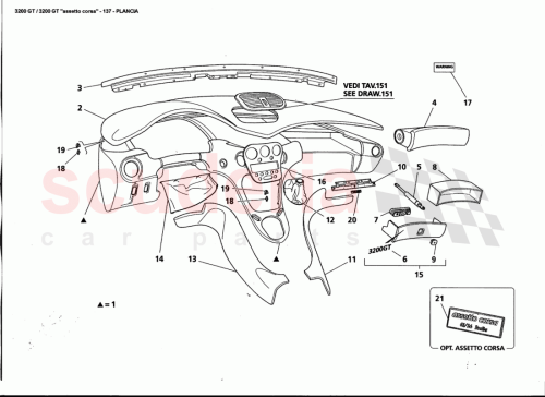Part Diagram for Maserati 9810001