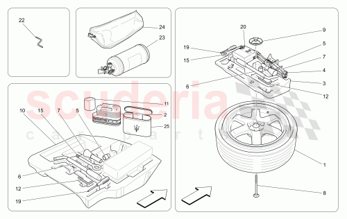 Part Diagram for Maserati 675000495