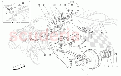 Part Diagram for Maserati 199590