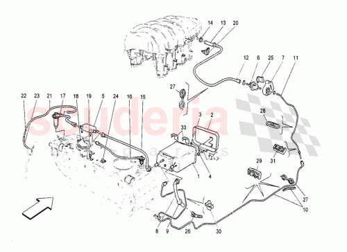 Part Diagram for Maserati 225410