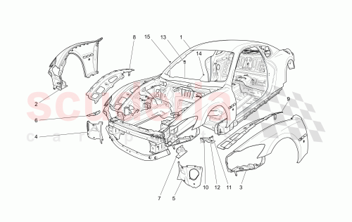 Part Diagram for Maserati 980145038
