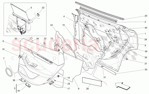 Part Diagram for Maserati 673009992