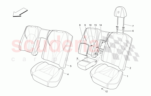 Part Diagram for Maserati 959722701