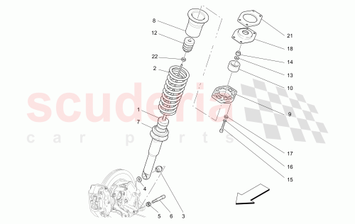 Part Diagram for Maserati 306176