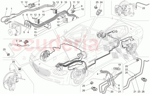 Part Diagram for Maserati 194858