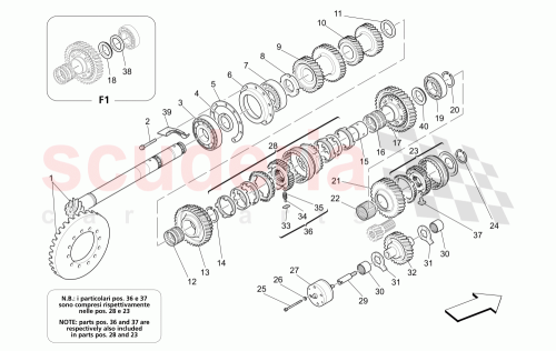 Part Diagram for Maserati 208626