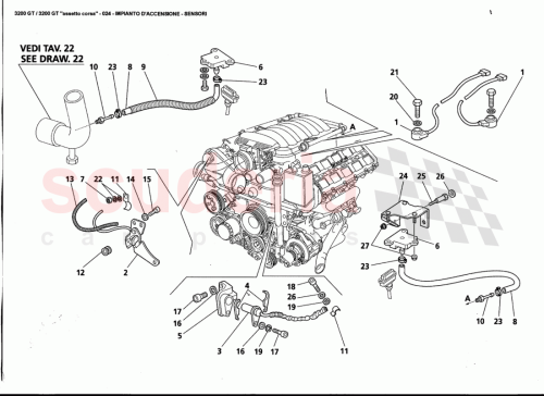 Part Diagram for Maserati 479001500