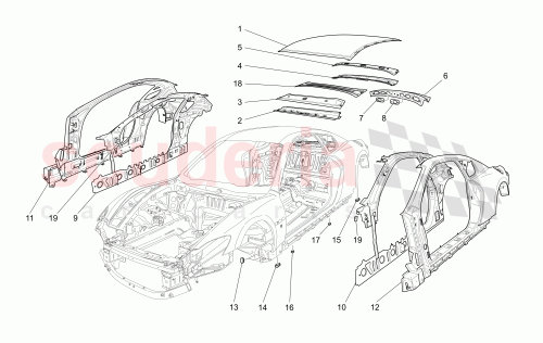 Part Diagram for Maserati 980145821