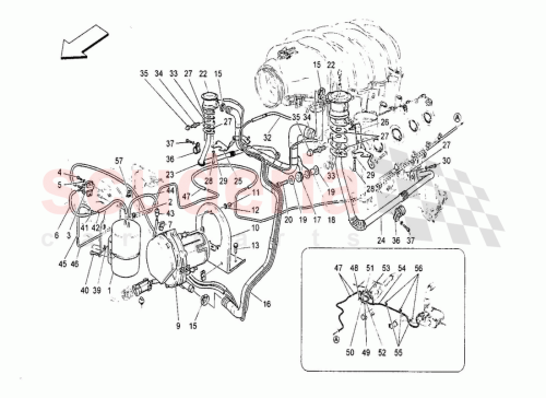 Part Diagram for Maserati 227001