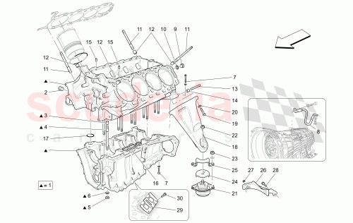 Part Diagram for Maserati 739024000