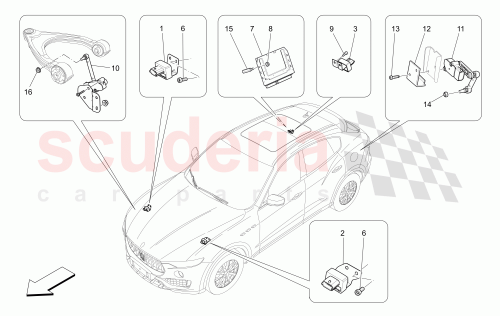 Part Diagram for Maserati 670101566