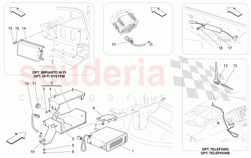Part Diagram for Maserati 13046111