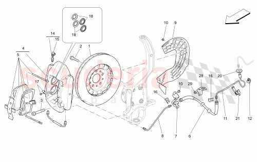 Part Diagram for Maserati 670034945