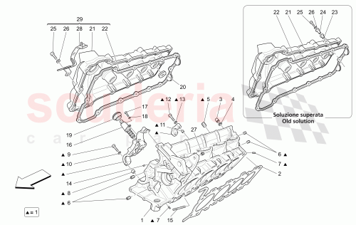Part Diagram for Maserati 261327