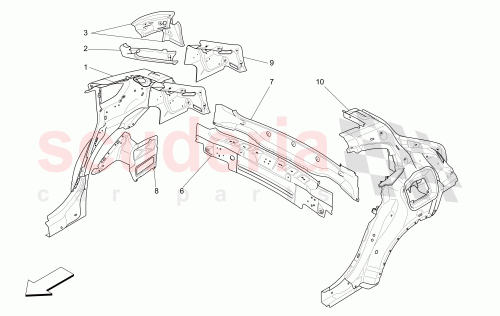 Part Diagram for Maserati 673009292