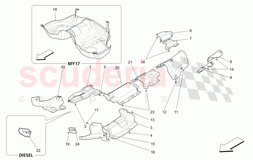 Part Diagram for Maserati 670004543