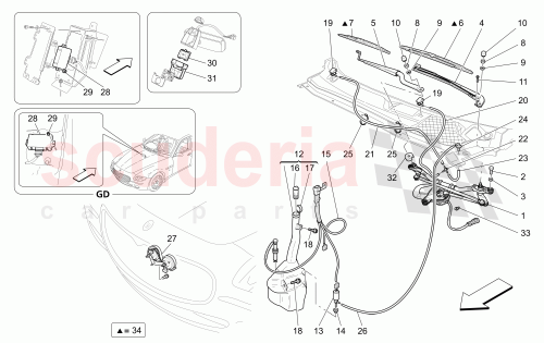 Part Diagram for Maserati 980139981