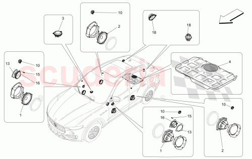 Part Diagram for Maserati 673005977