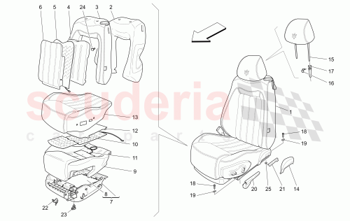 Part Diagram for Maserati 969074824