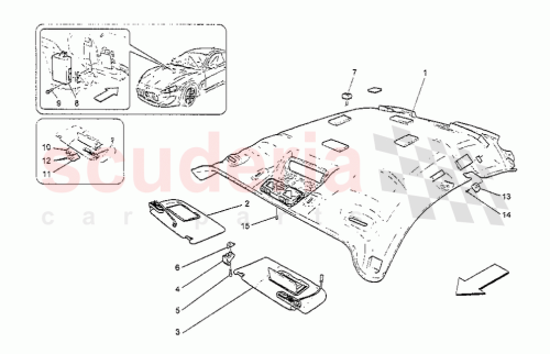 Part Diagram for Maserati 980139611