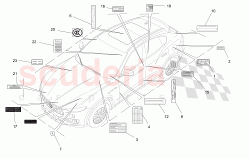Part Diagram for Maserati 670039944
