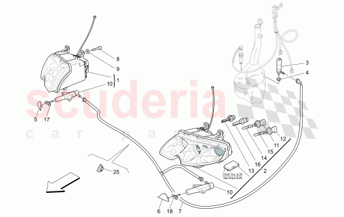 Part Diagram for Maserati 157385