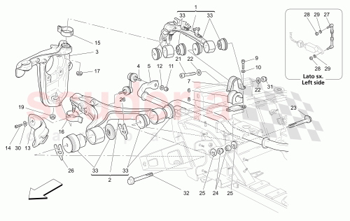 Part Diagram for Maserati 208319