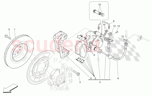 Part Diagram for Maserati 670031443
