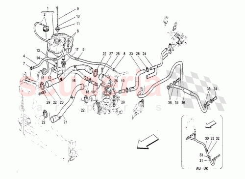 Part Diagram for Maserati 296547