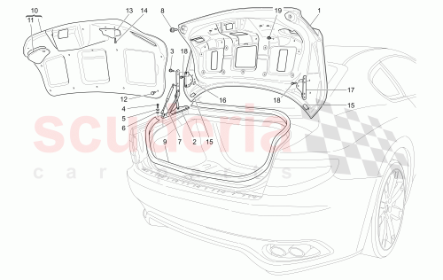 Part Diagram for Maserati 81341106