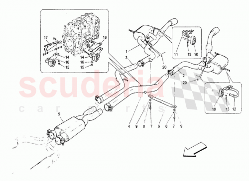 Part Diagram for Maserati 980145501