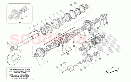 Part Diagram for Maserati 196664