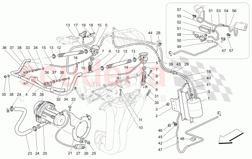 Part Diagram for Maserati 253896